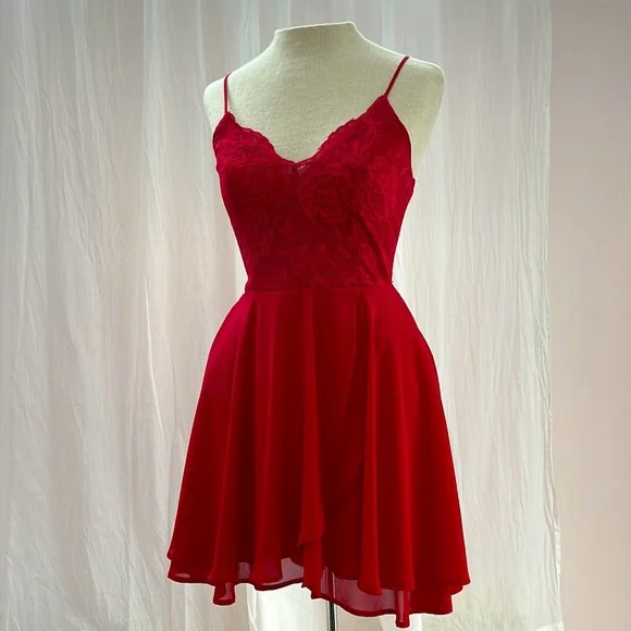 Windsor Dresses | Nwt Windsor Semi Formal Dress | Color: Red | Size: Xs | Lina_Jade's Closet